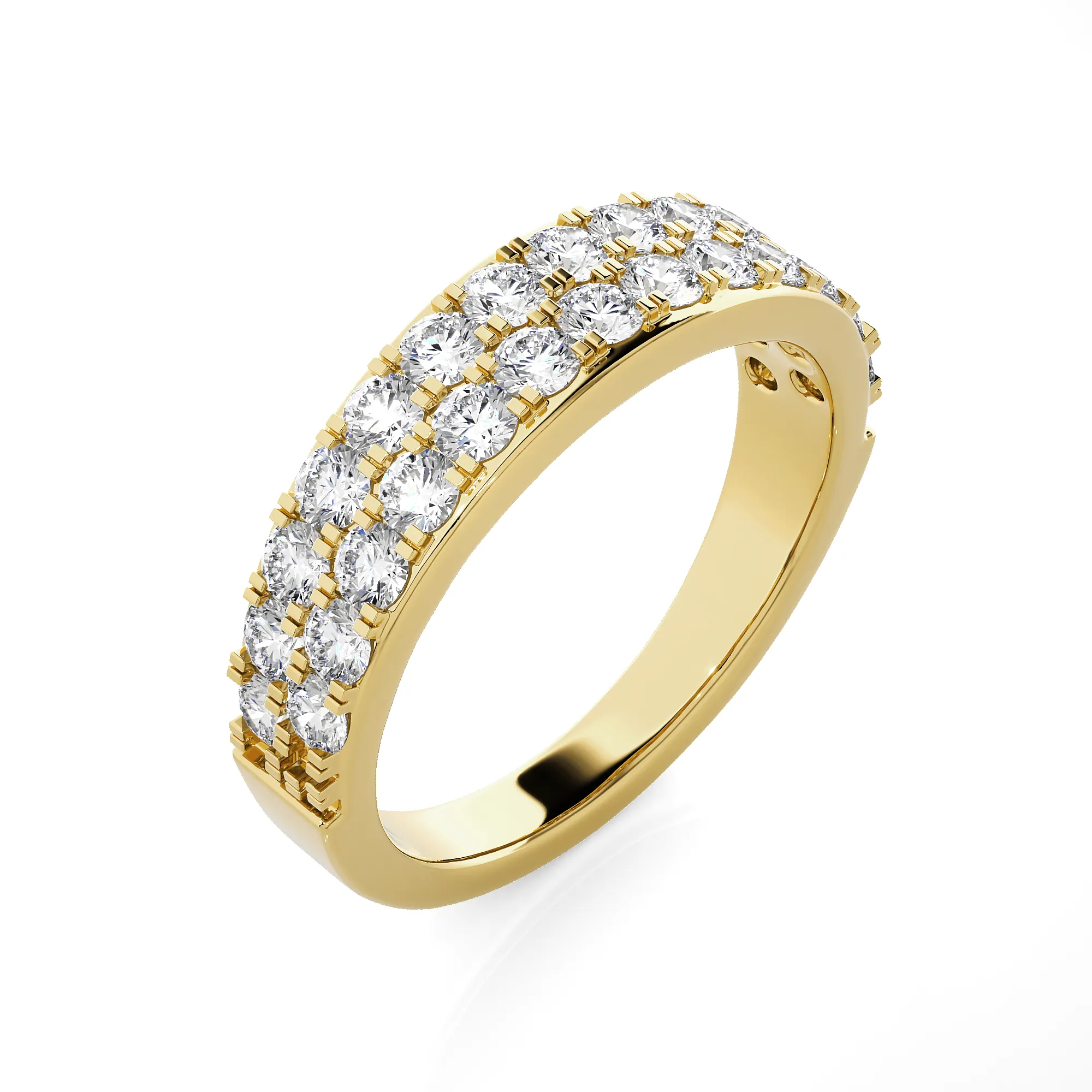 1 ctw Round Lab Grown Diamonds Anniversary Ring