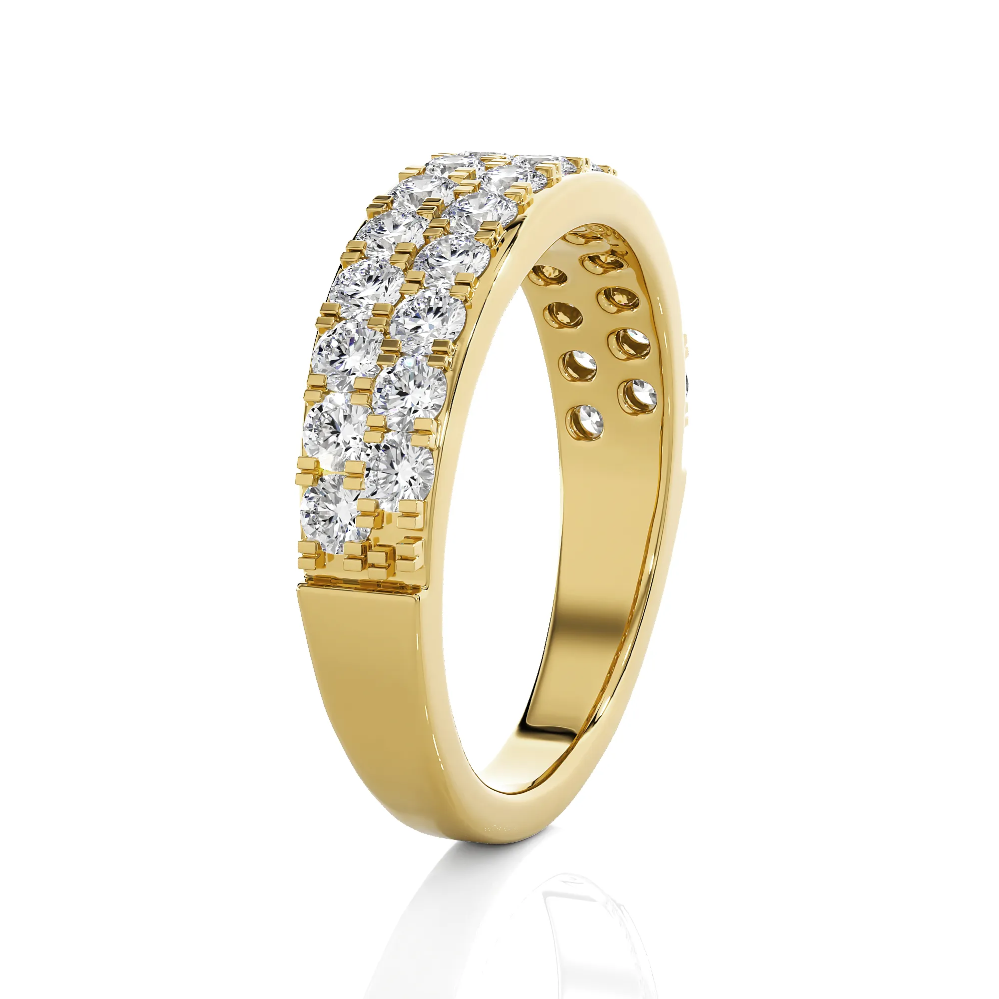 1 ctw Round Lab Grown Diamonds Anniversary Ring