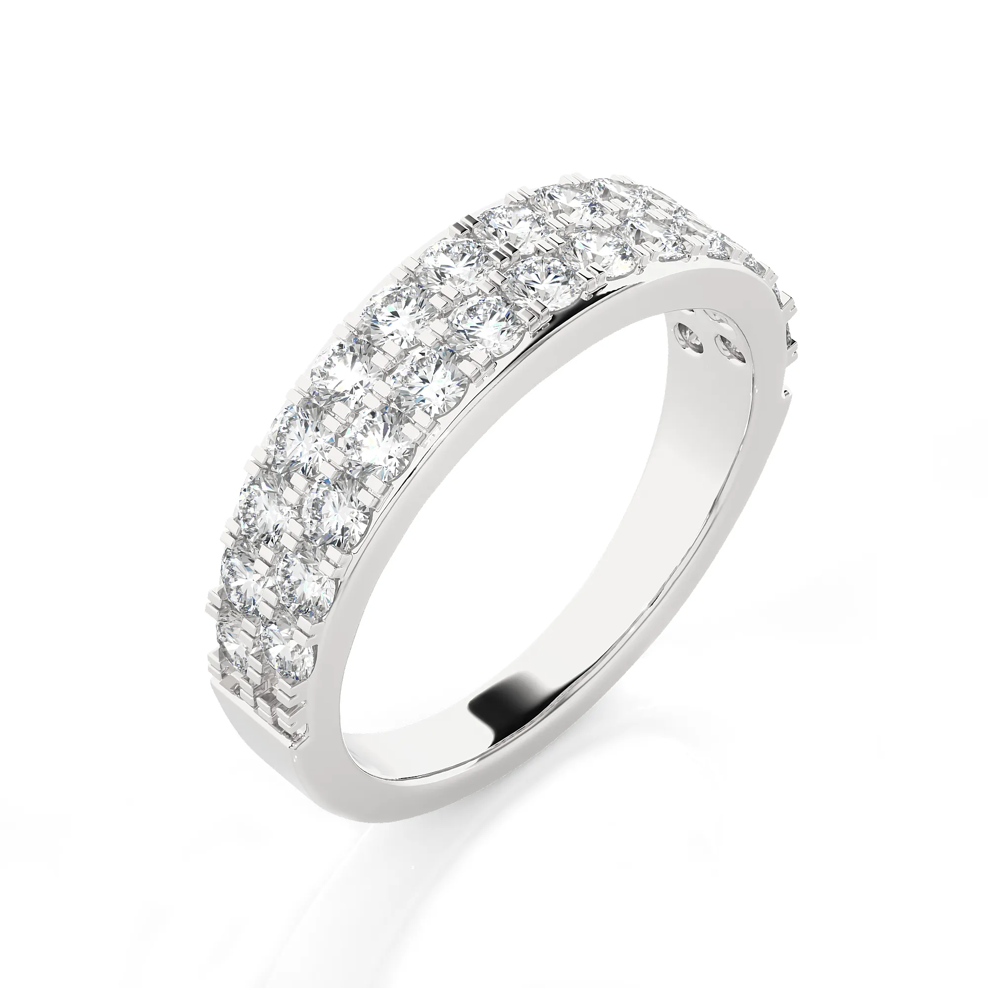 1 ctw Round Lab Grown Diamonds Anniversary Ring