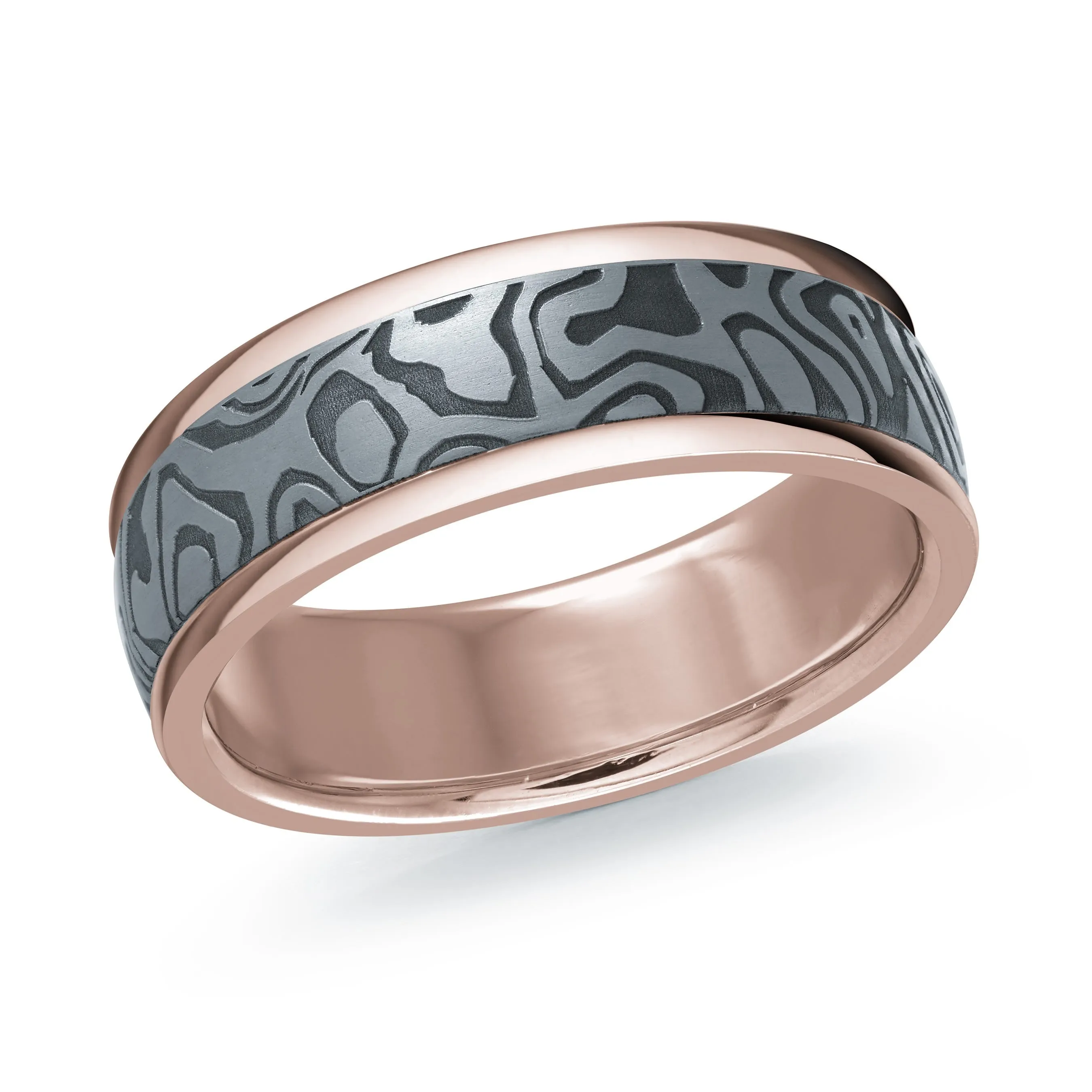 14K Rose Gold Ring from the Tantalum Collection by Malo - MRDTN-050-7P