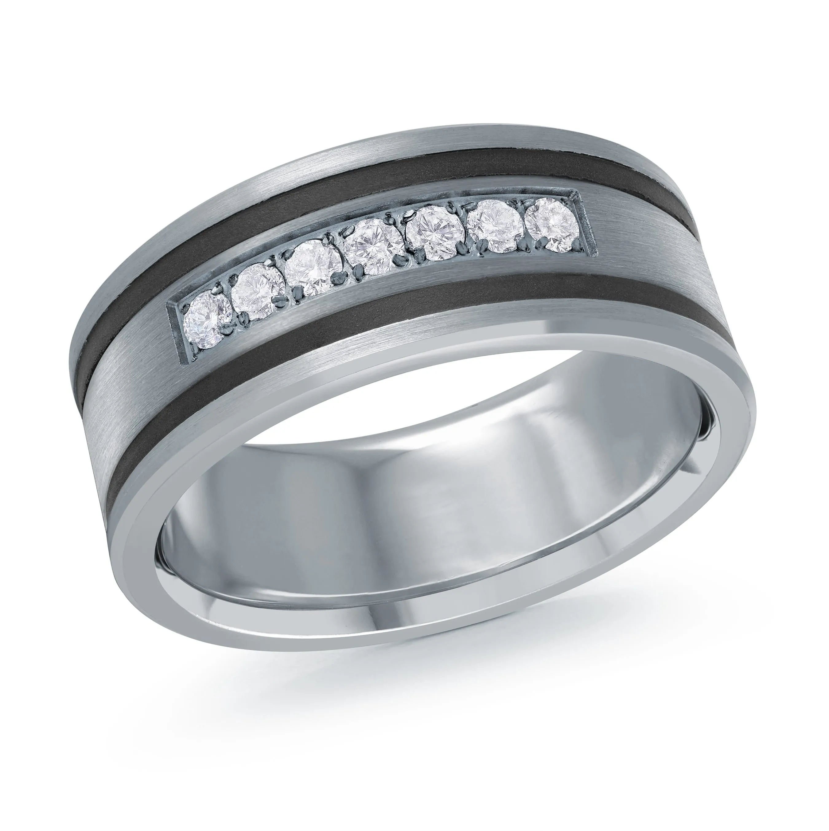 14K White Gold Ring from the Tantalum Collection by Malo - MRDTN-040-9WD