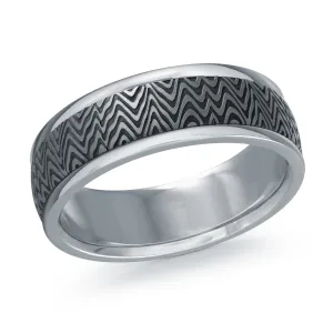 14K White Gold Ring from the Tantalum Collection by Malo - MRDTN-047-7W