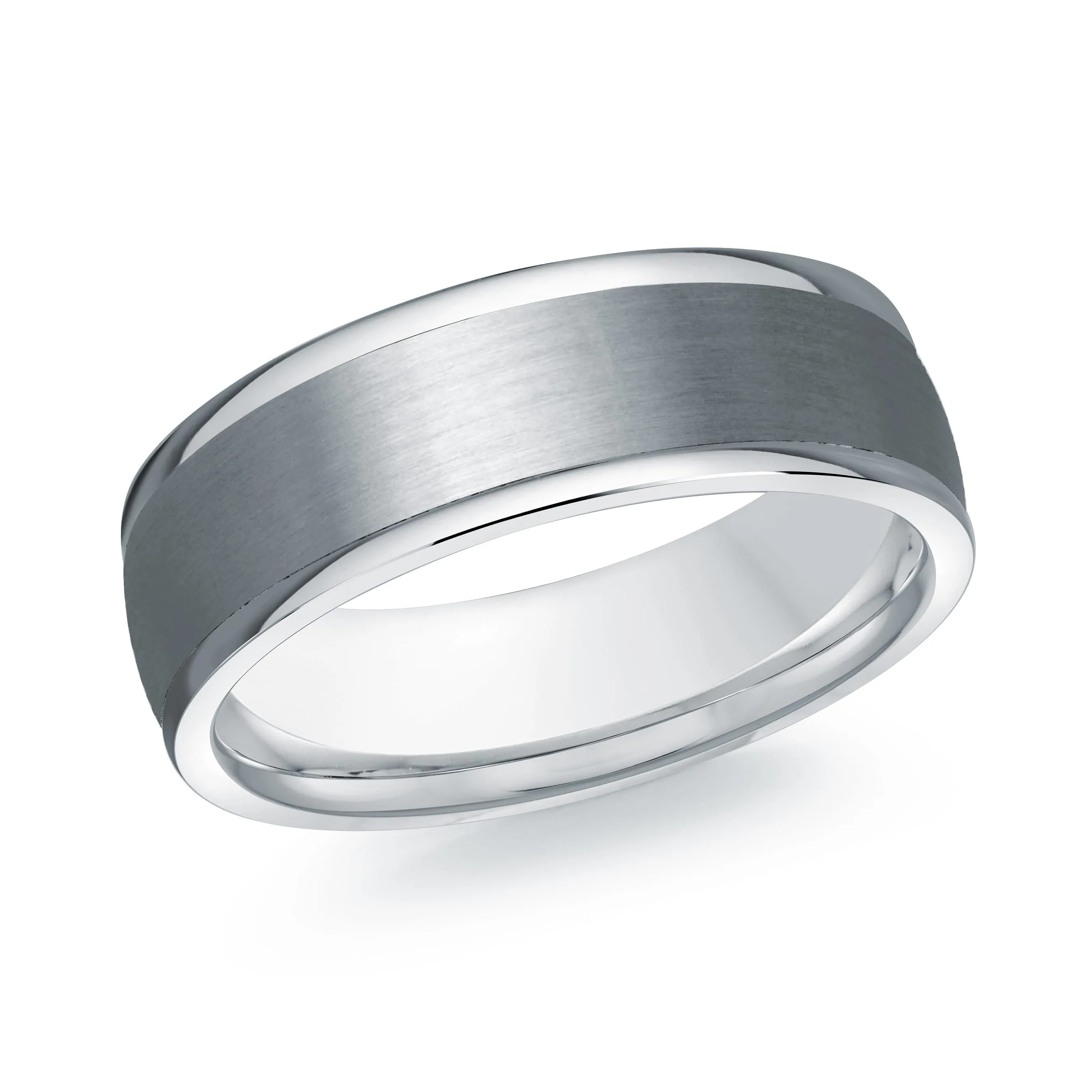 14K White Gold Ring from the Tantalum Collection by Malo - MRDTN-056-7W