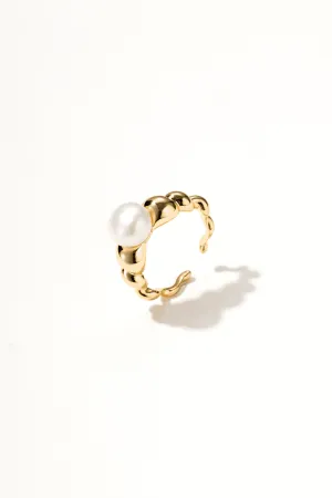 18K Monaco Pearl Adjustable Ring