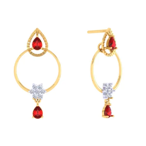 22KT Chic Gold Earrings