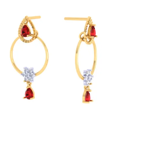 22KT Chic Gold Earrings