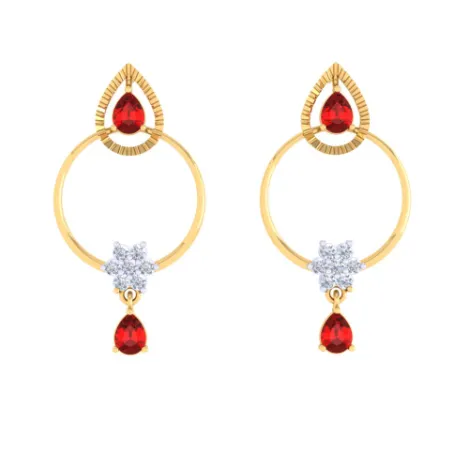 22KT Chic Gold Earrings