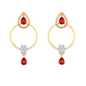 22KT Chic Gold Earrings