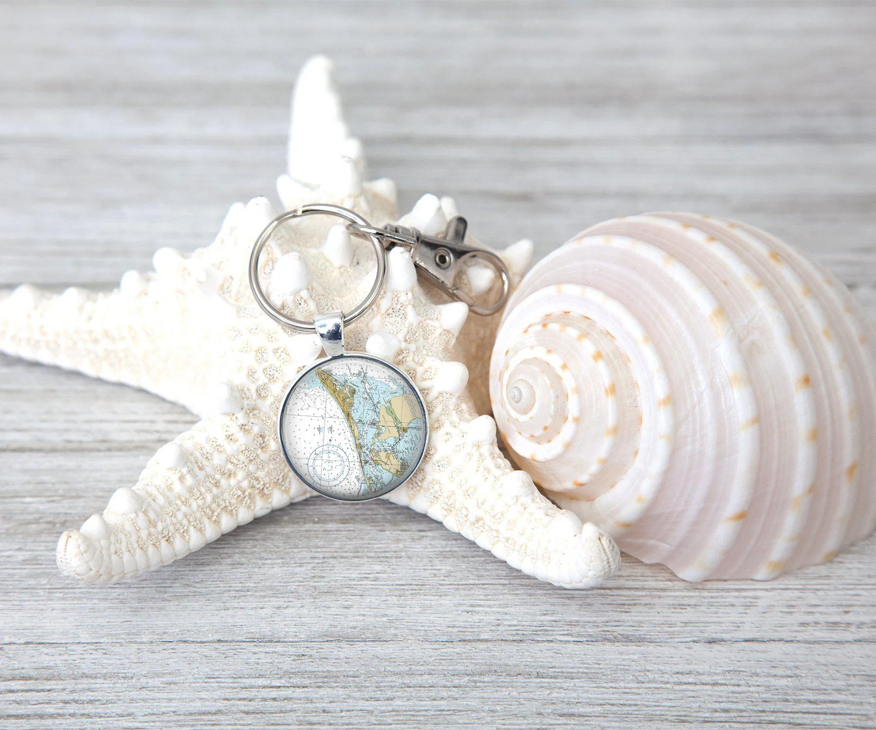 Anna Maria Island Nautical Keychain