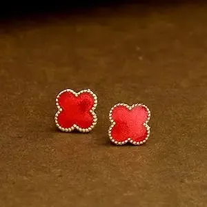 Anti Tarnish Cute Lil Red Stud Earring