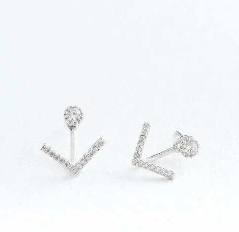 Arrow Ear Jacket Stud Earrings - Purchase with a Purpose