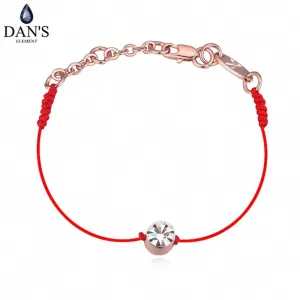 Austrian Crystals jewelry thin red thread string rope Charm Bracelets & bangles for women Fashion  New sale Top Hot summer style