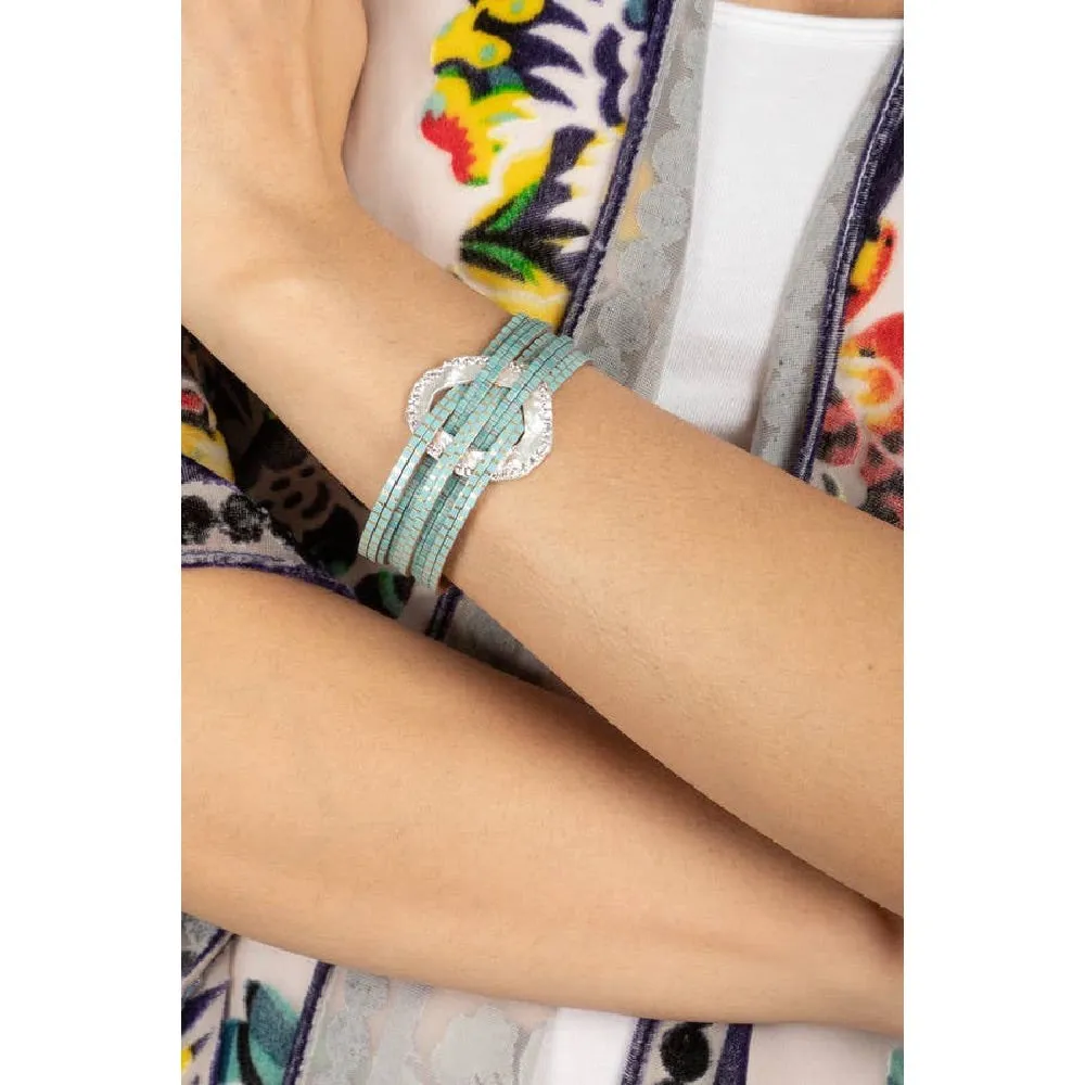 Beauty Of The Sea Vegan Leather Bracelet