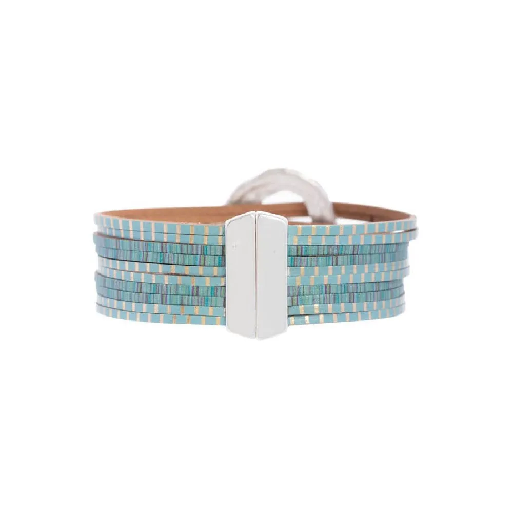 Beauty Of The Sea Vegan Leather Bracelet