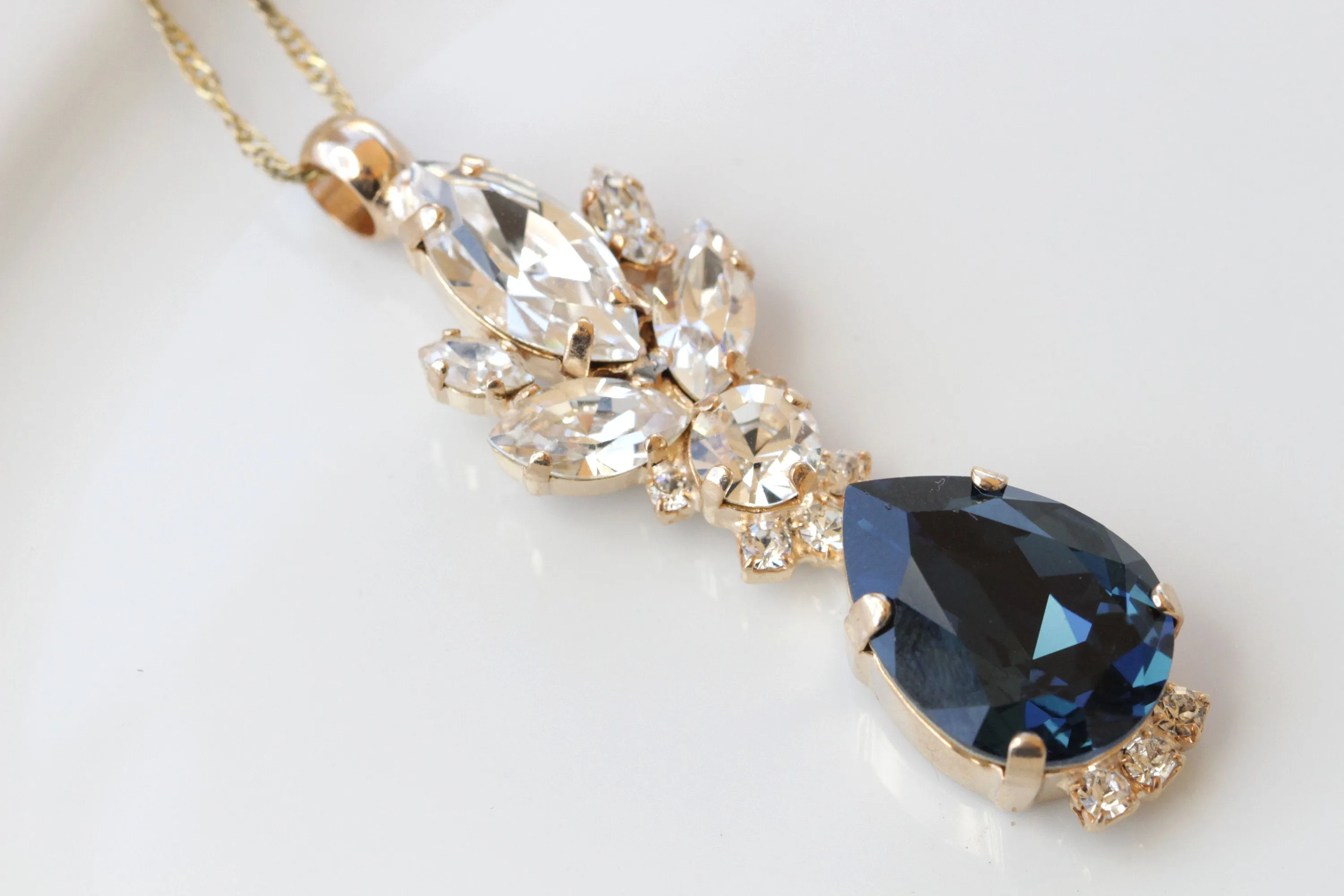 BLUE Navy NECKLACE