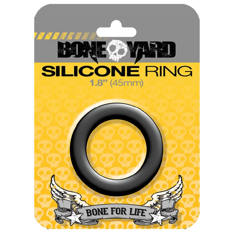 Boneyard Silicone Ring 45mm Black