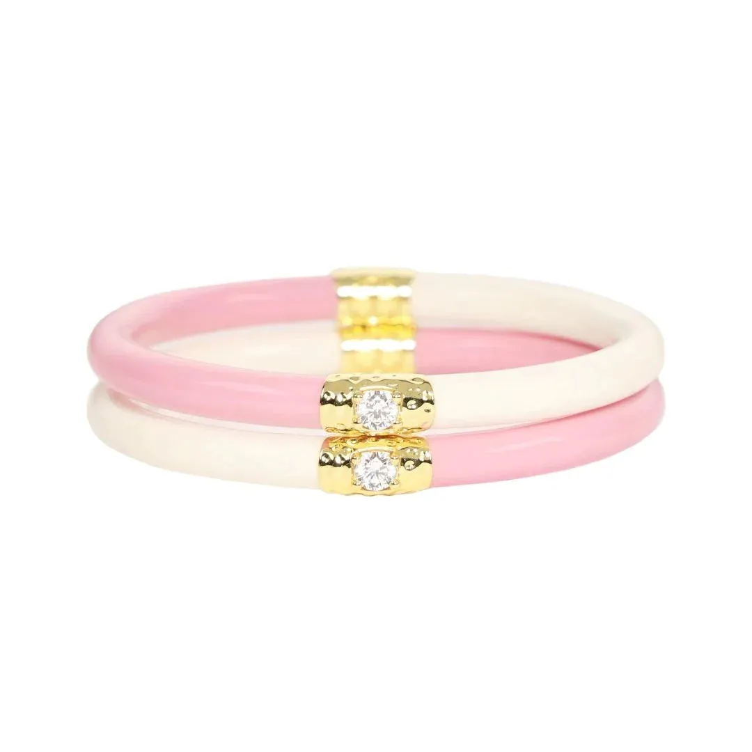 BuDhaGirl Yin Yang Pink Bangles