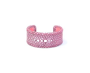 Burgandy & Salmon Dainty Cuff