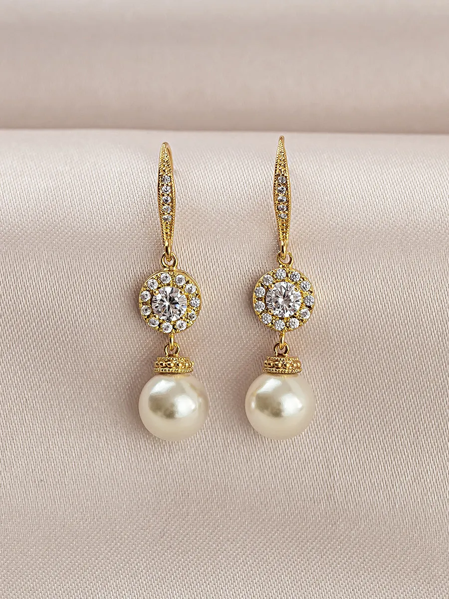 Camille Pearl Earrings