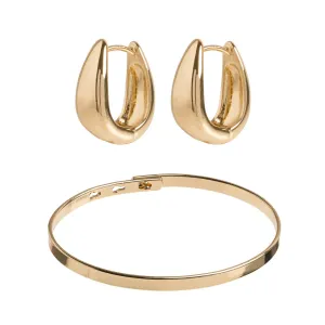 Classic Bangle and Earring Set