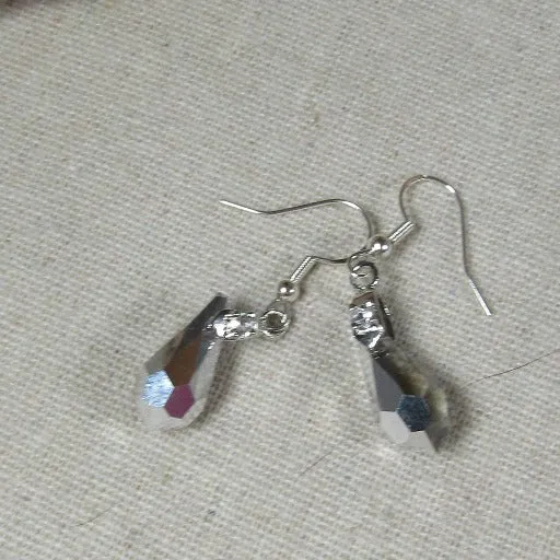 Classic Crystal Teardrop Earrings