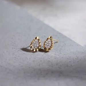 Classic Pear Diamond Earrings