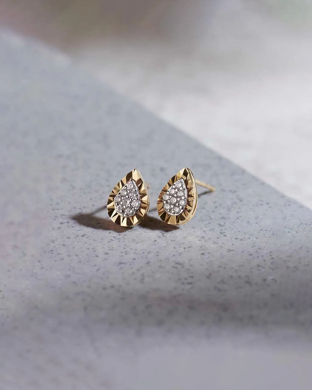 Classic Pear Diamond Earrings