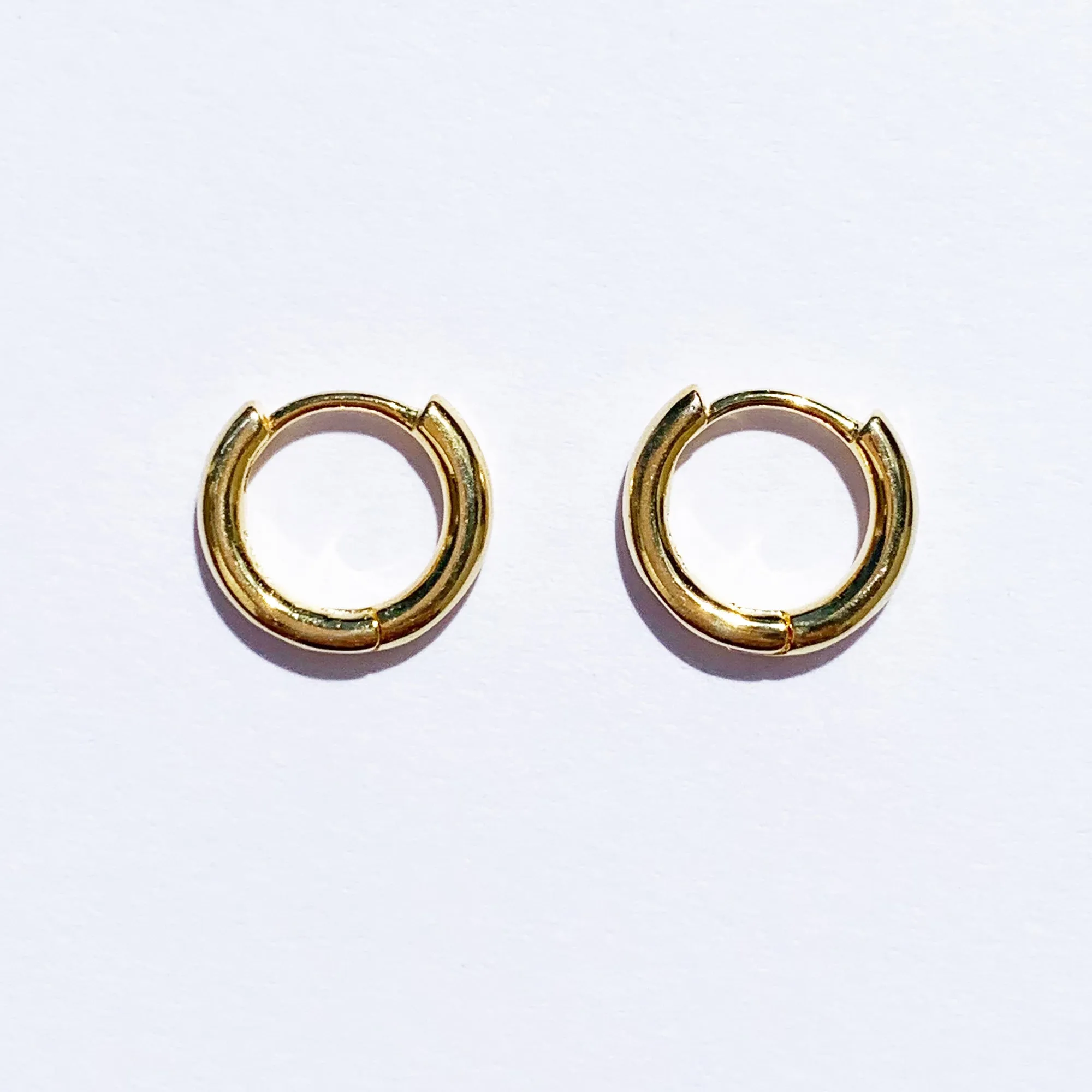 Classic Small Gold Hoops