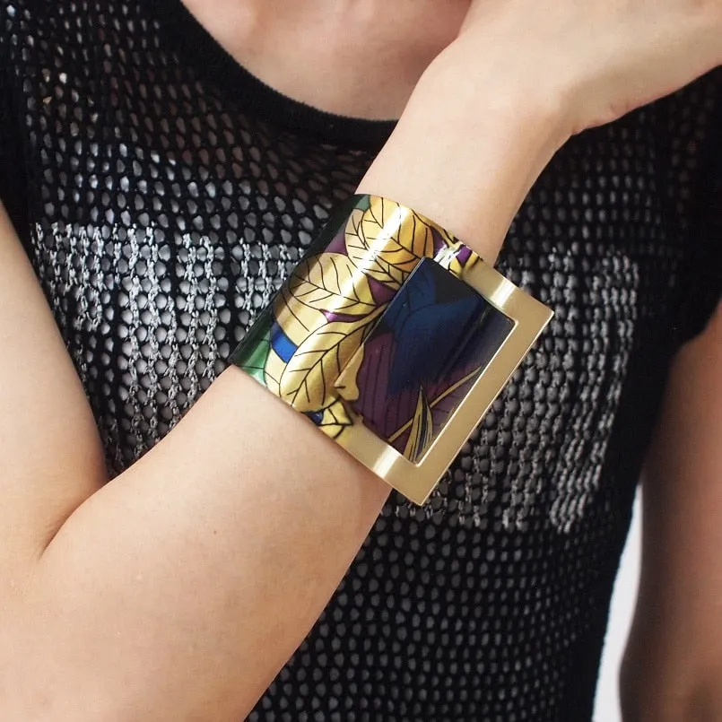 Creative, Artsy Unique Fashion Painting Cuff Bracelets. Cool Fashion  Colorful Bracelet. Make A Statement!