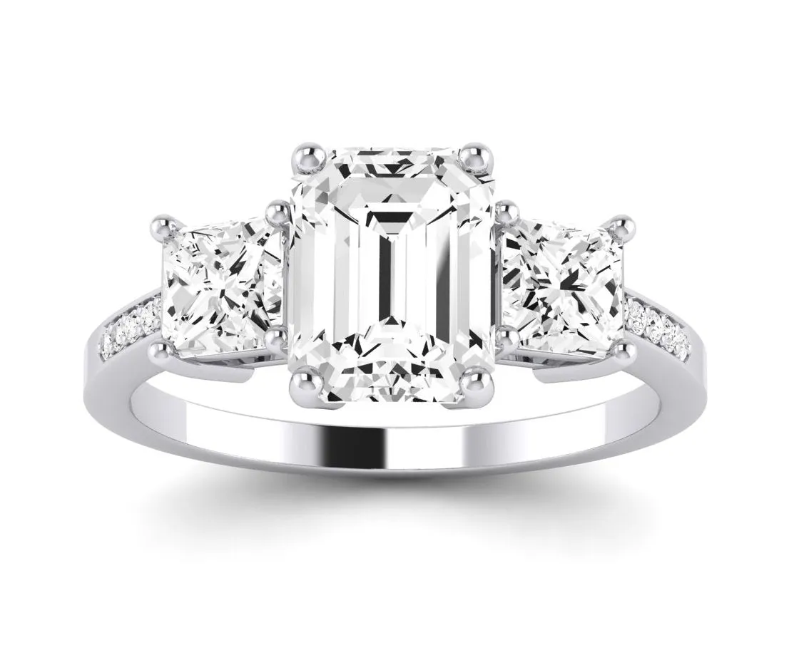 Dietes - Emerald Lab Diamond Engagement Ring (IGI Certified)