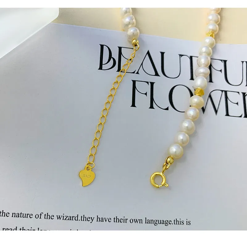 Elegant Freshwater Pearl Clavicle Necklace