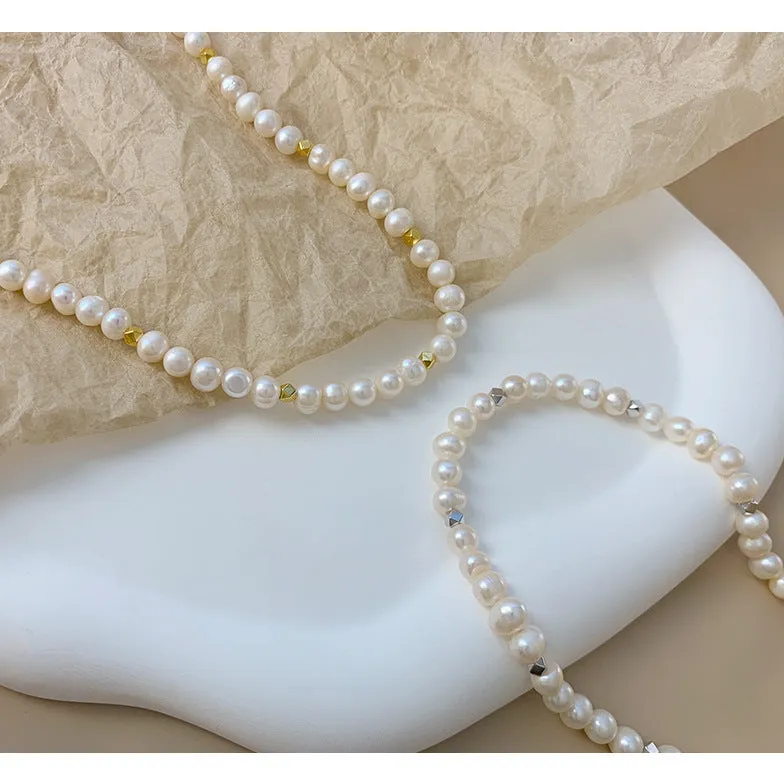 Elegant Freshwater Pearl Clavicle Necklace