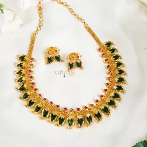 Elegant Kerala Style Mango Necklace