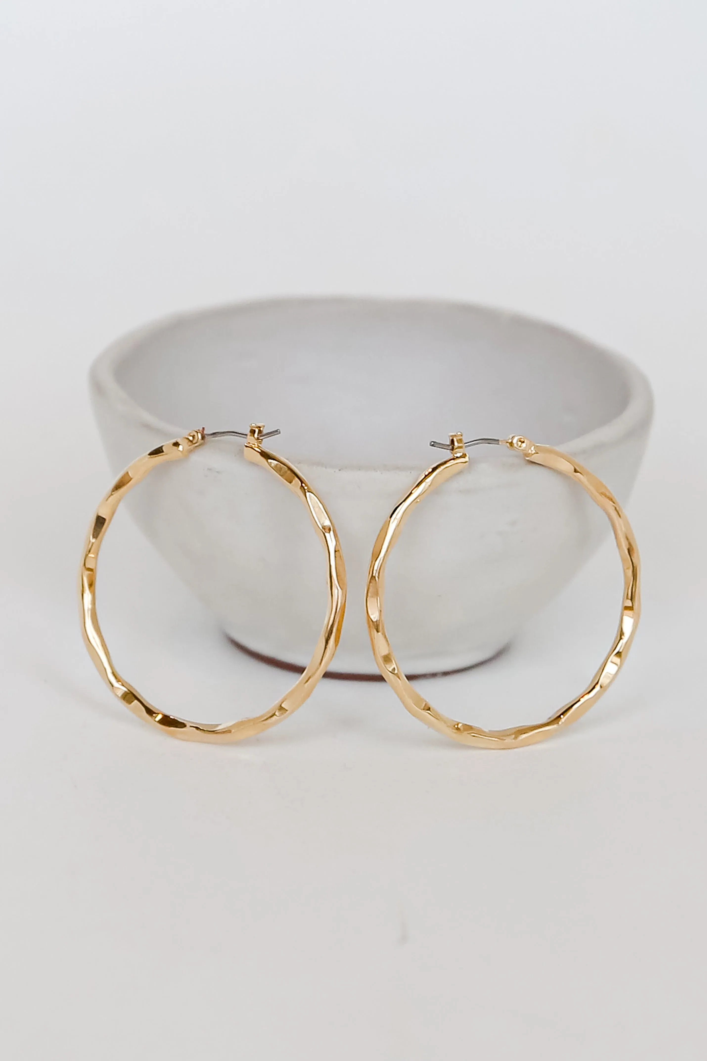 Emmie Gold Hoop Earrings