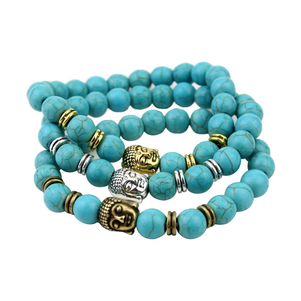 Fashion Jewelry Natural Agate Stone Beads Bracelet Man Elastic Rope Charm Bracelets For Women Gift Pulseras mujer