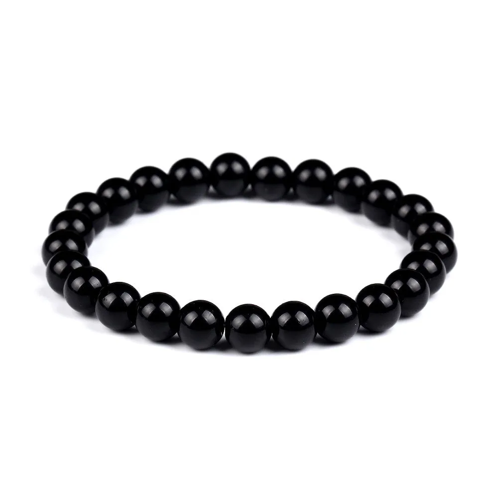 Fashion Tiger Eye Love Buddha Bracelet Elastic Rope Chain Lava Stone Bracelets Women Men Fine Jewelry pulsera brazalete