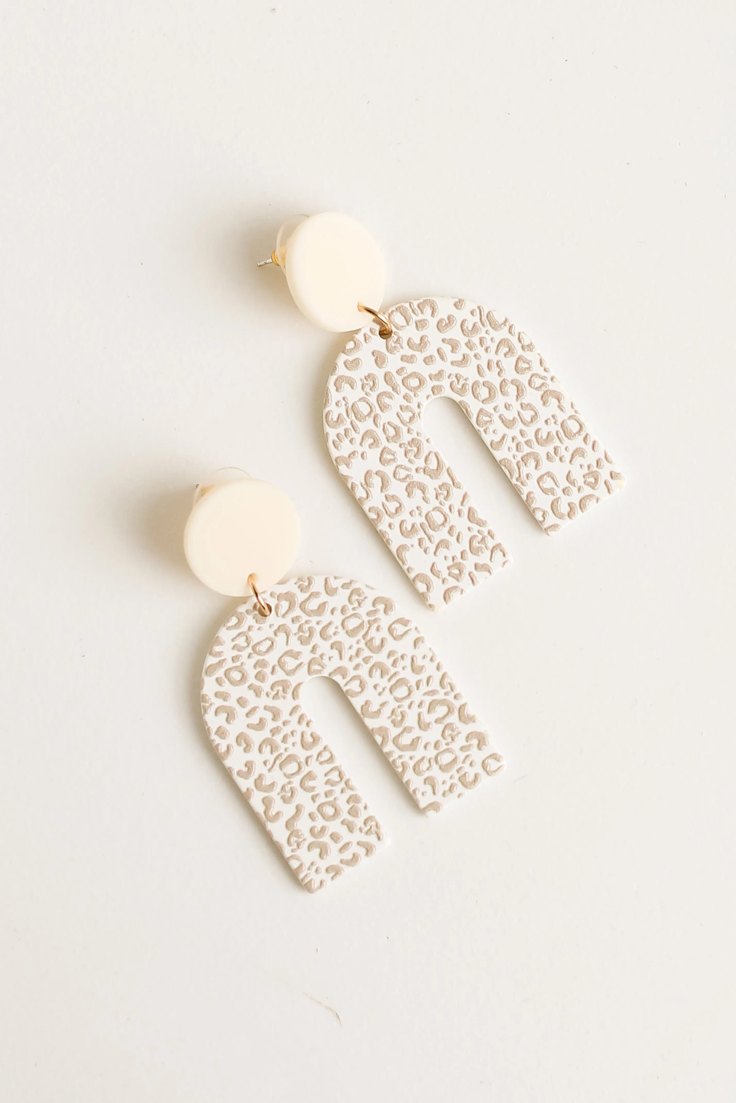 FINAL SALE - Elaina Leopard Acrylic Statement Earrings