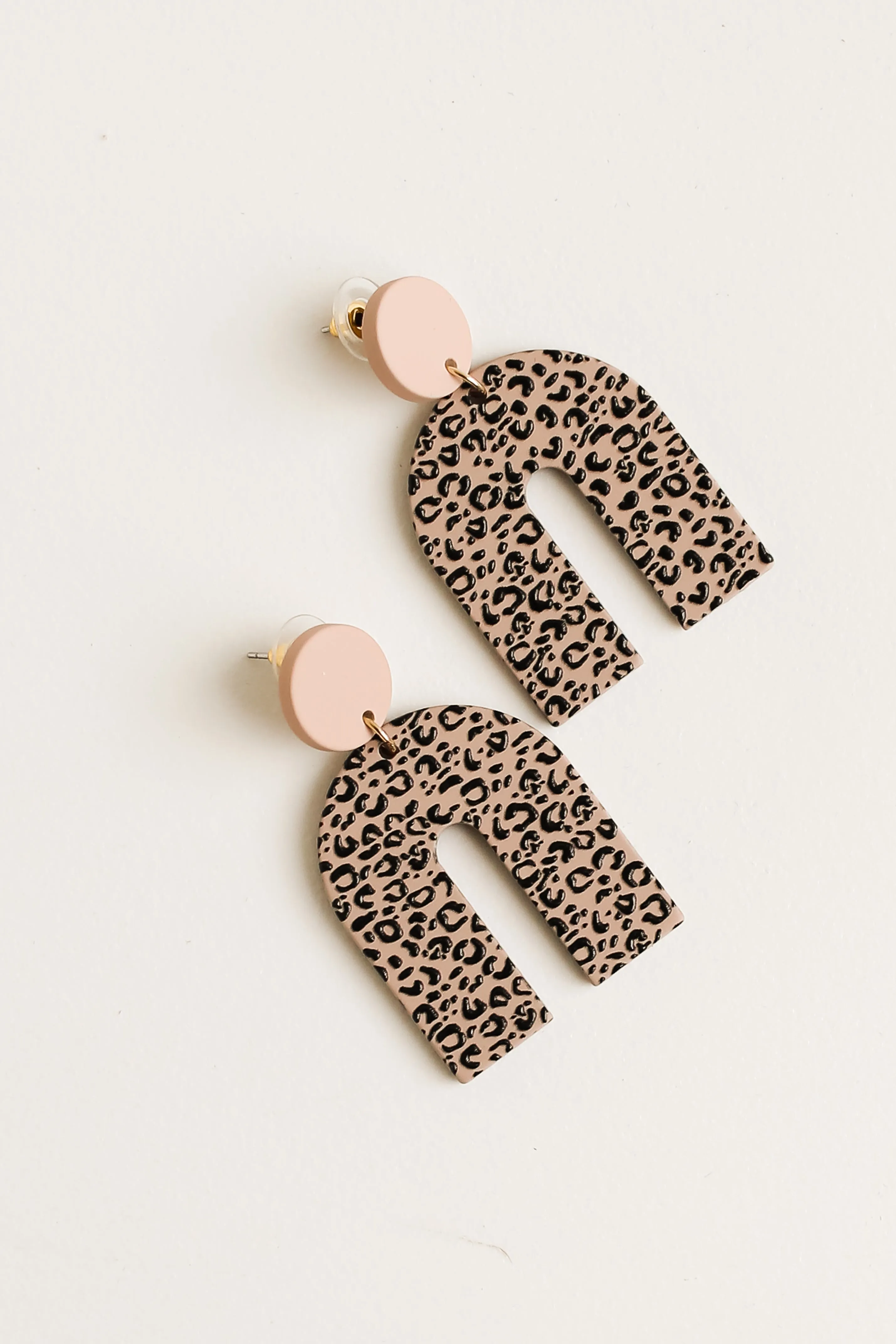 FINAL SALE - Elaina Leopard Acrylic Statement Earrings