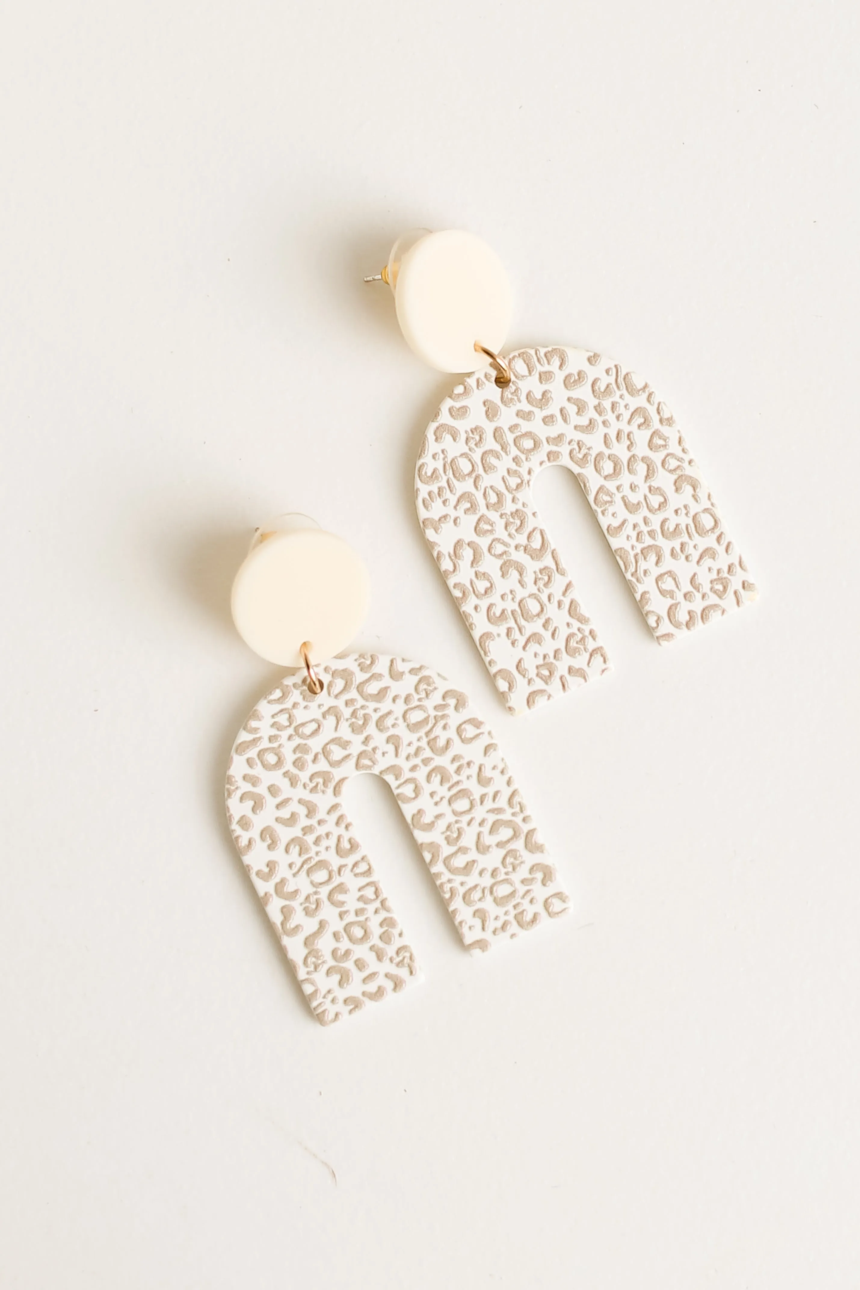 FINAL SALE - Elaina Leopard Acrylic Statement Earrings