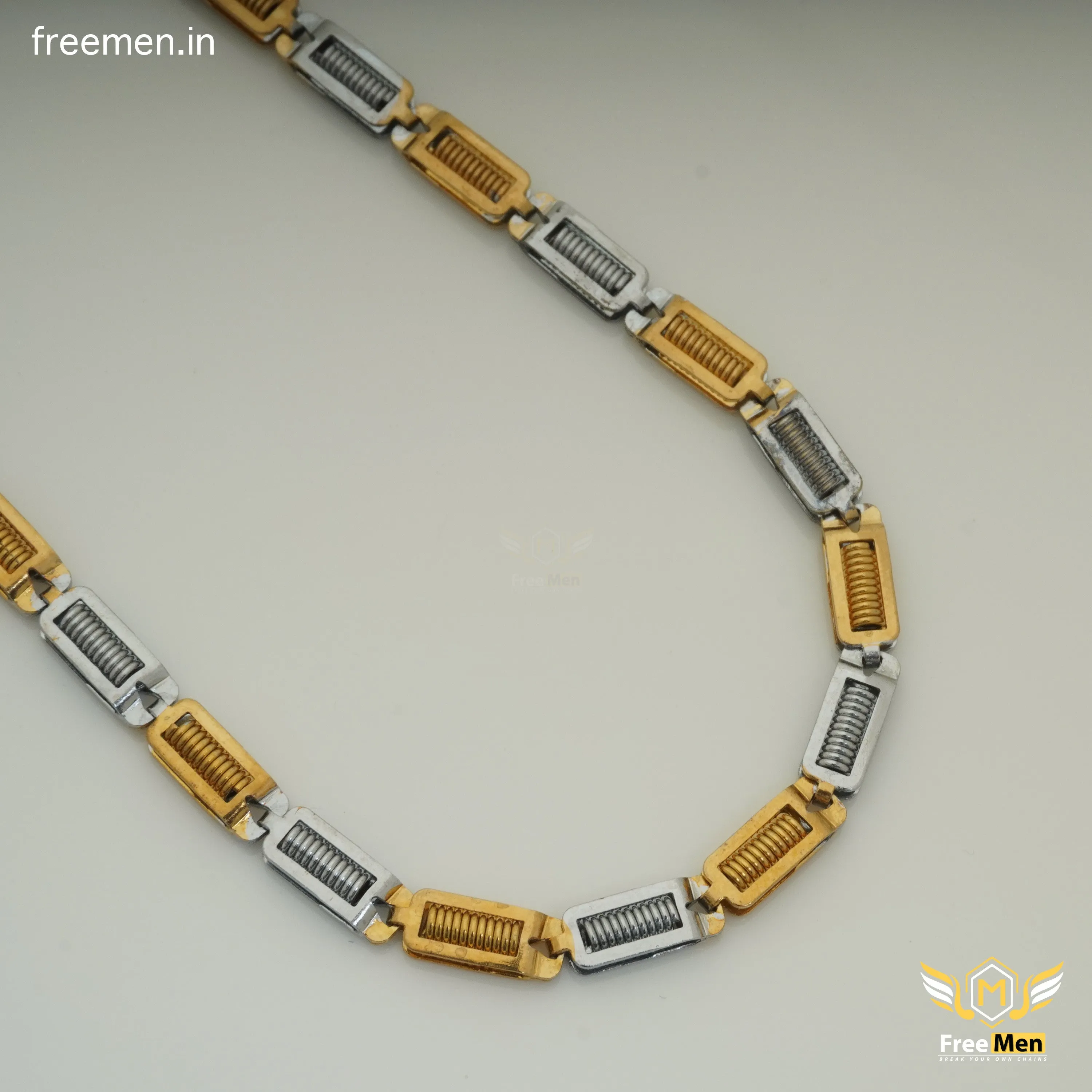 Freemen Fashionable Rectangular Spring Chain - FM392