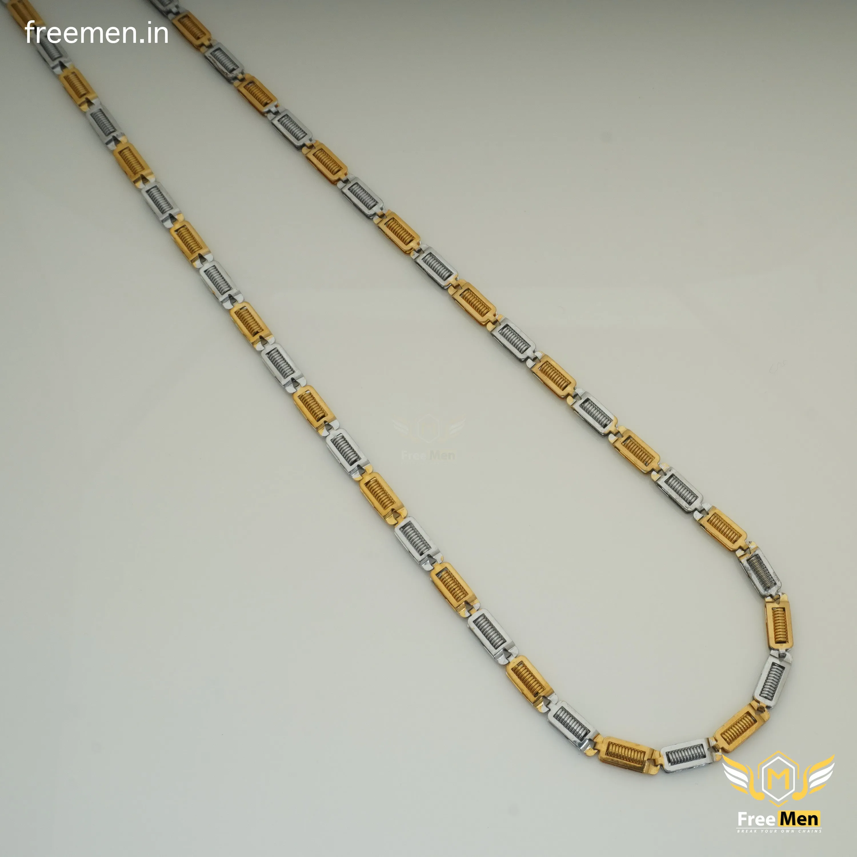 Freemen Fashionable Rectangular Spring Chain - FM392