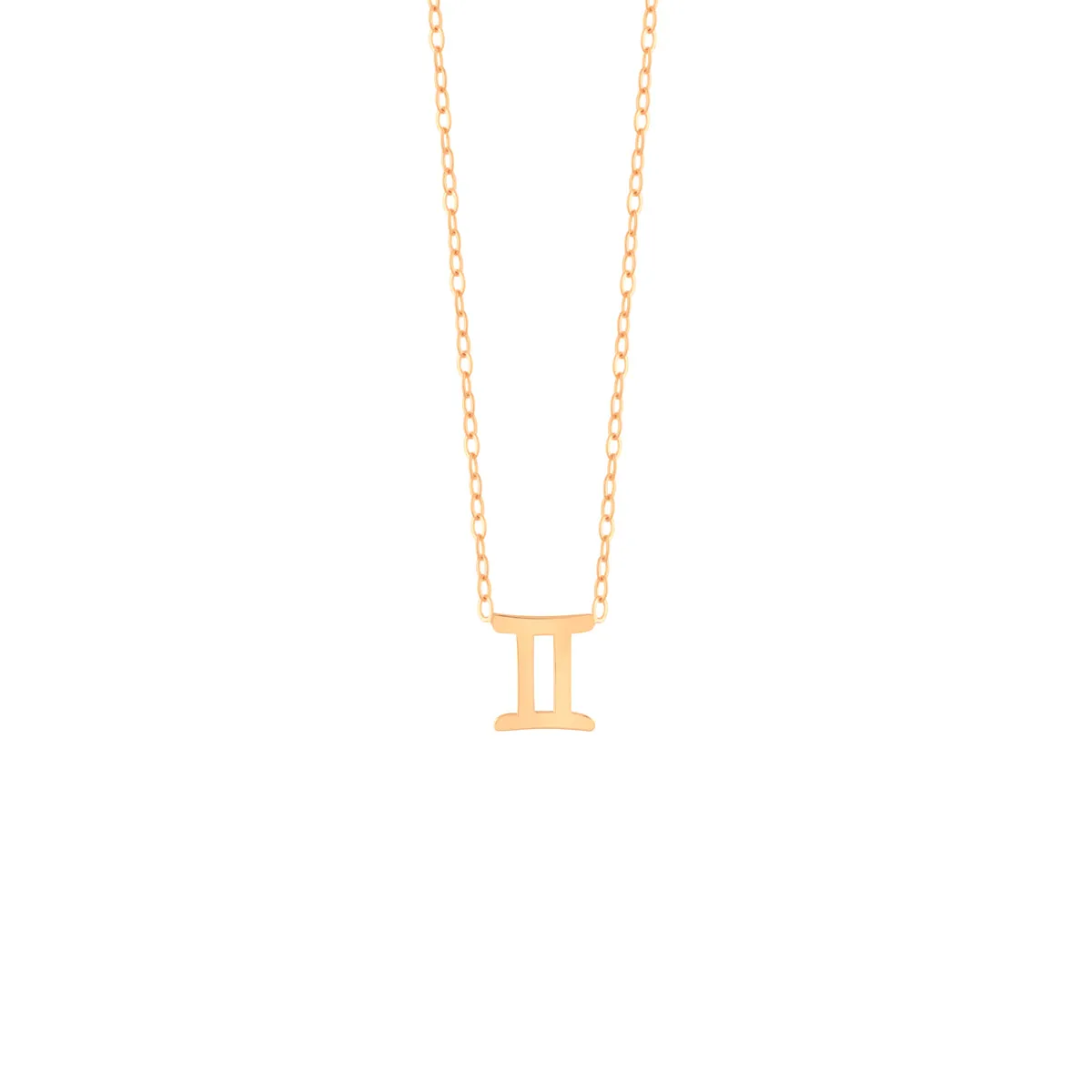 Gemini Zodiac Sign Necklace