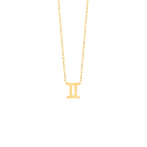 Gemini Zodiac Sign Necklace