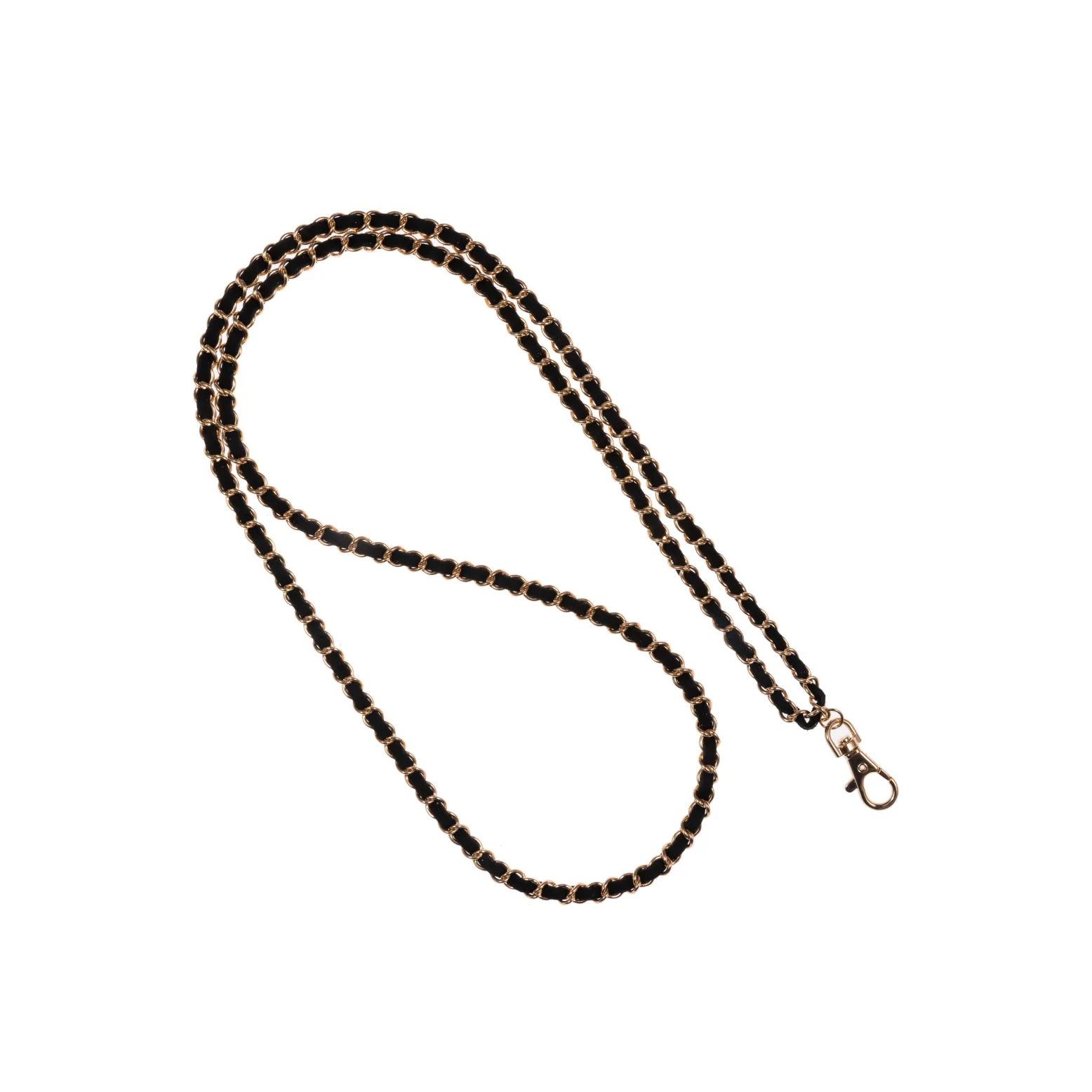 Golden Black Crossbody Phone Chain