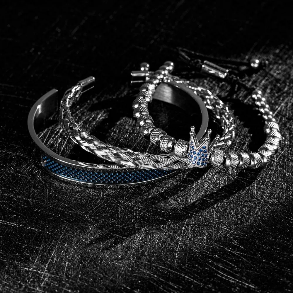 Handmade Men Crown Bracelets