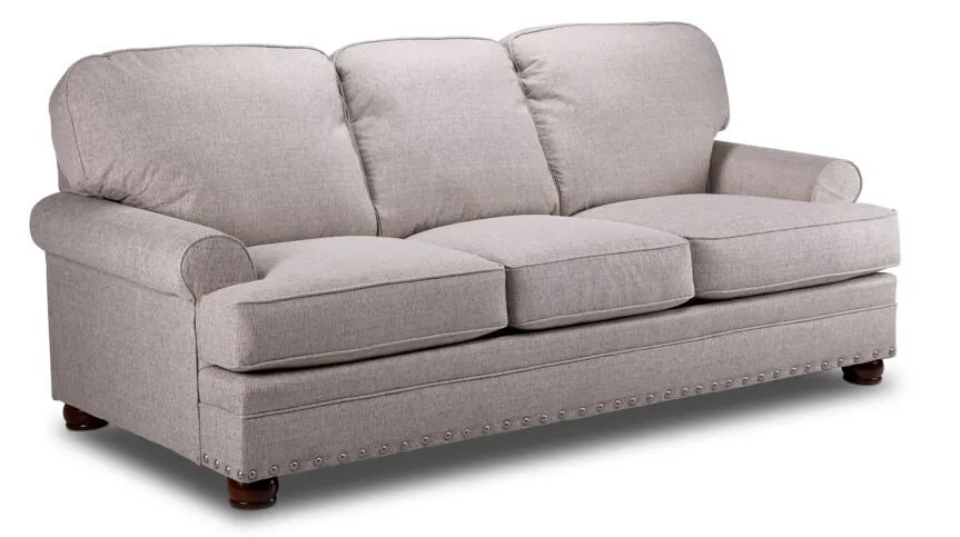 Hinsdale Sofa, Loveseat and Chair Set - Buff