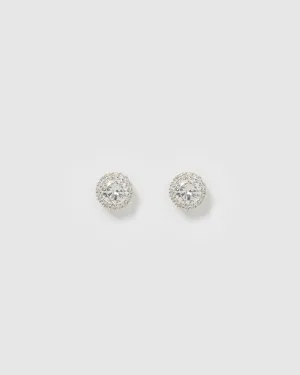 Izoa Kids Remy Stud Earrings Sterling Silver