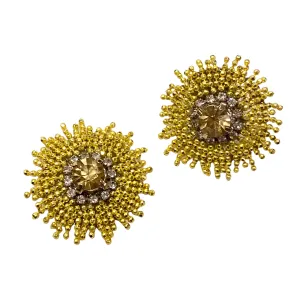 Karen Flower Color Statement Studs