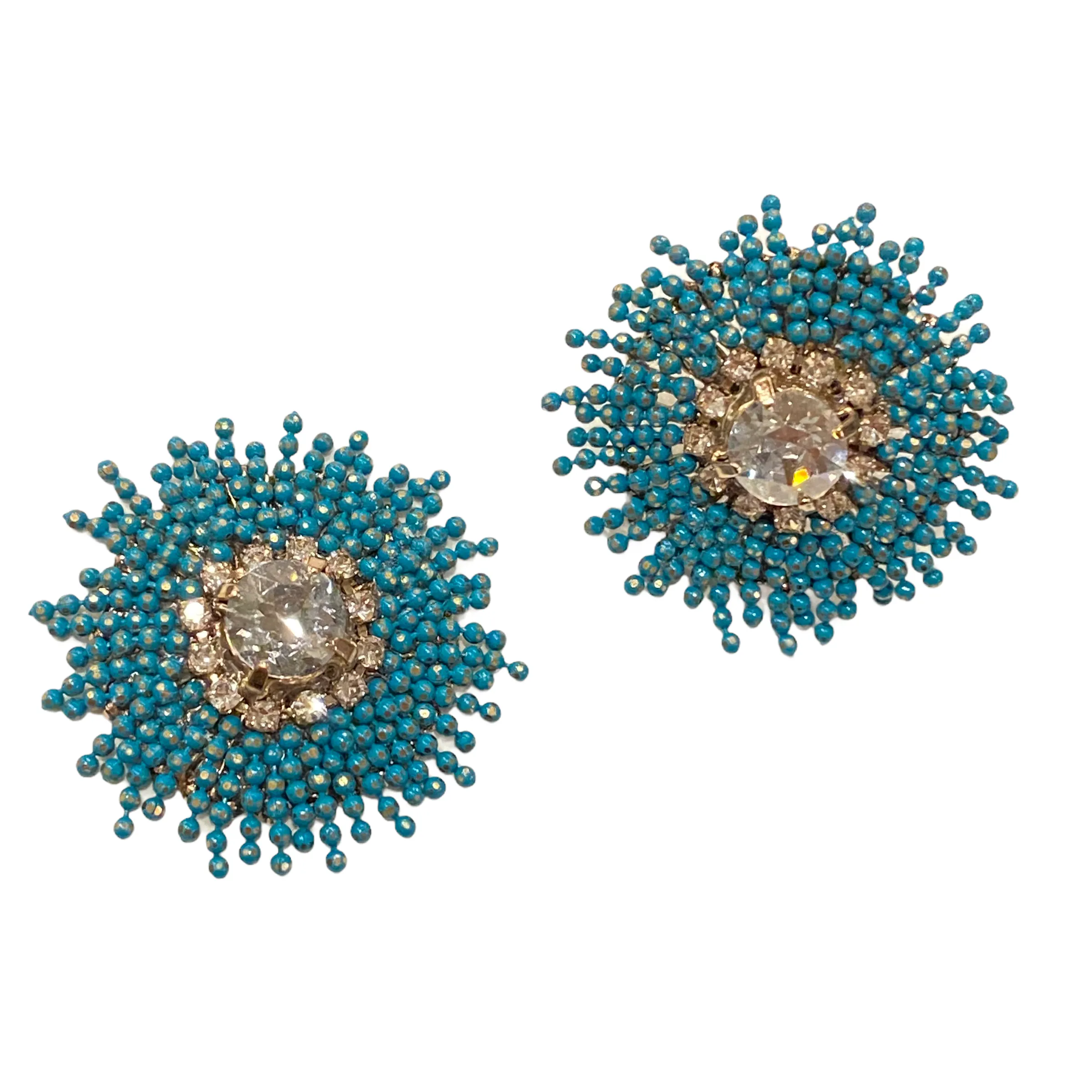 Karen Flower Color Statement Studs