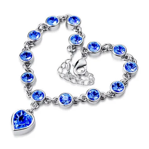 Korea Style Magic Imitation Bracelet Fashion heart Crystal bracelets & bangles for women